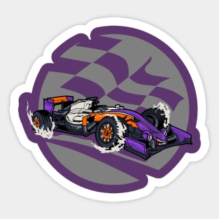 formula one  monster car Sticker